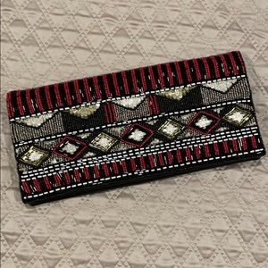 NWOT BCBGeneration Beaded Clutch